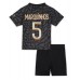 Günstige Paris Saint-Germain Marquinhos #5 Babykleidung 3rd Fussballtrikot Kinder 2023-24 Kurzarm (+ kurze hosen)